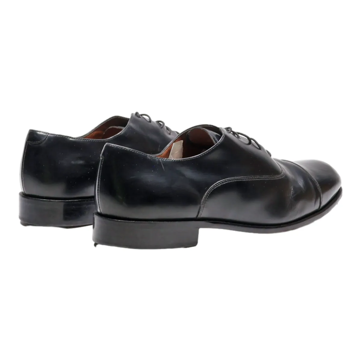 BOSTONIAN Oxford Shoes Black Leather Mens UK 9.5