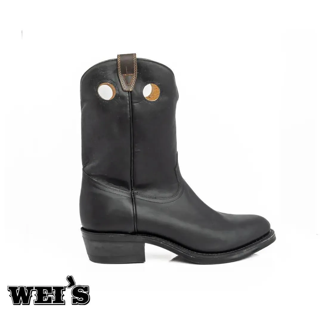 Boulet Men's 10" Cowboy Boots Black - CLEARANCE