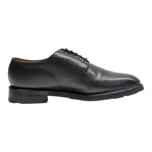 BOWEN Oxford Shoes Black Leather Mens UK 12