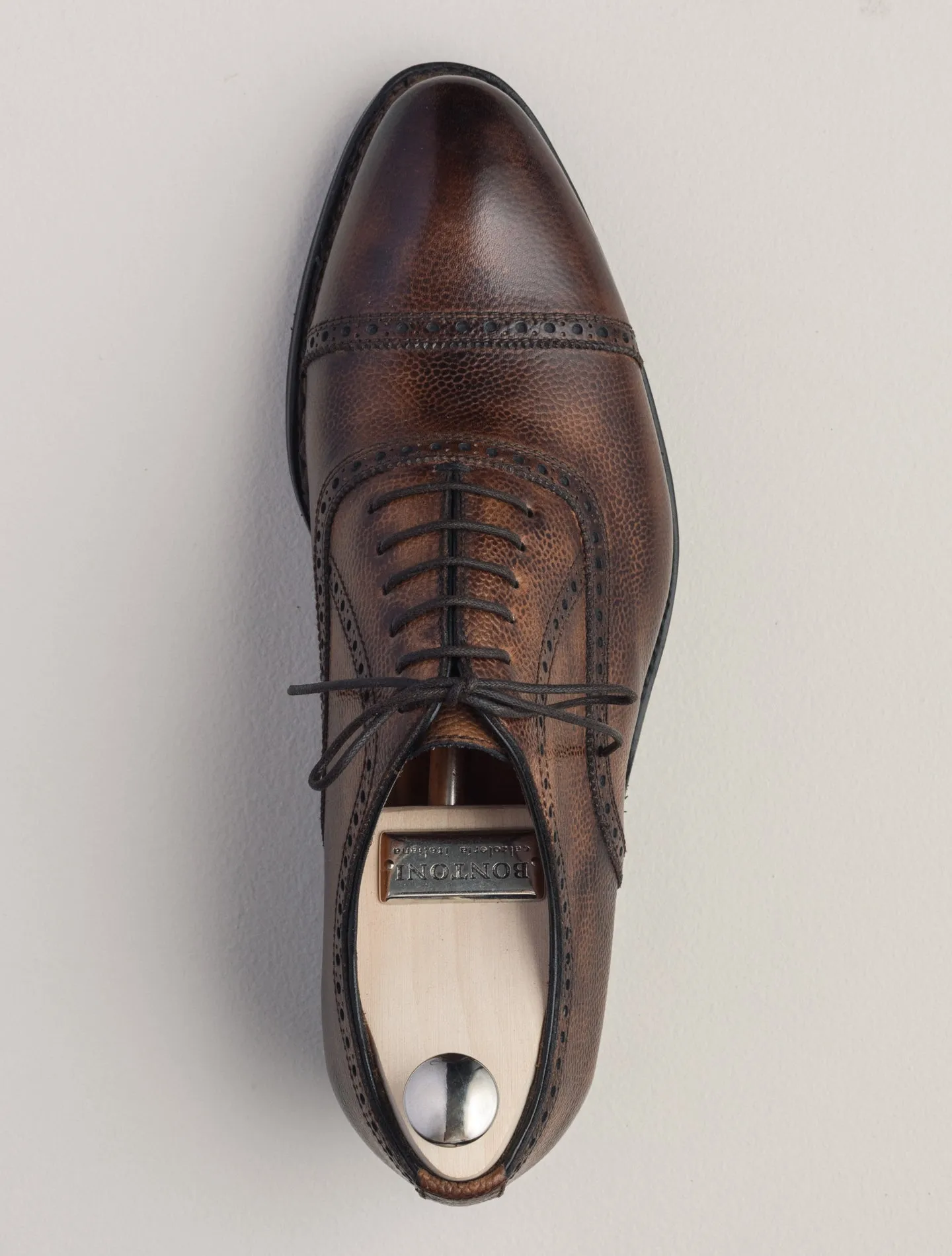 Brown Cap-toe Shoes Bellantonio