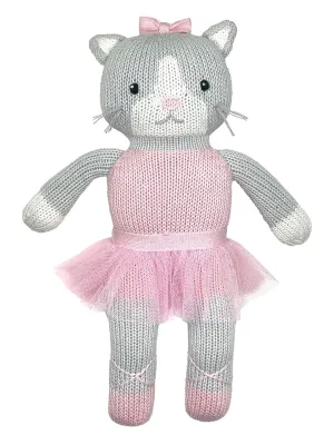 Callie the Knit Ballerina Kitty Doll - 12"