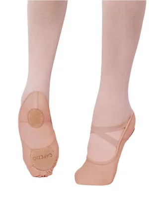 Capezio 2037W Hanami Stretch Canvas Light Suntan Ballet Shoe