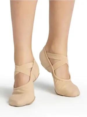 Capezio 2037W Hanami Stretch Canvas Nude Color Ballet Shoe