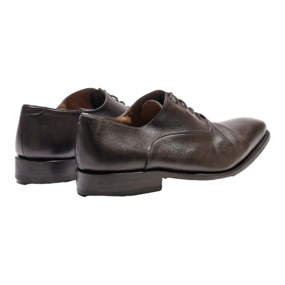 CARLINGTON Oxford Shoes Brown Leather Mens UK 6.5