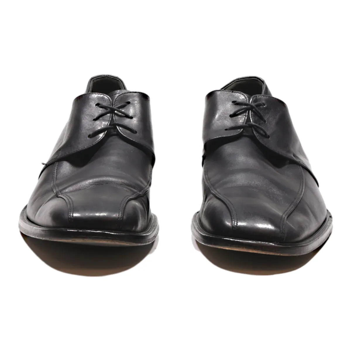 CARLO PIGNATELLI Oxford Shoes Black Leather Mens UK 8.5