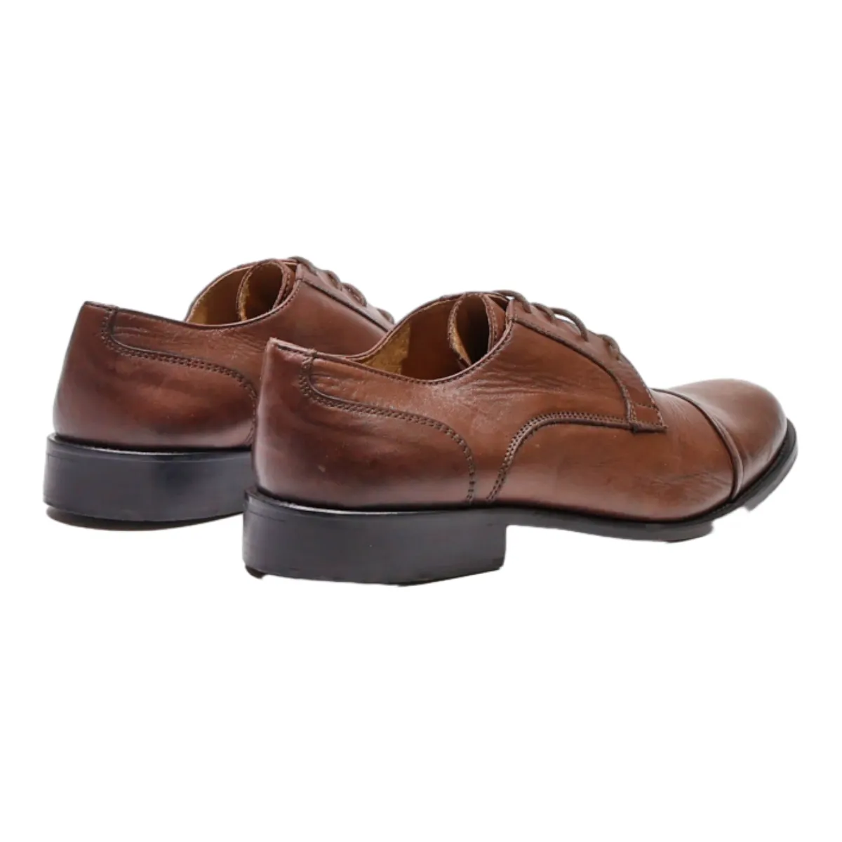 CHAMPIGNON Oxford Shoes Brown Leather Mens UK 7.5