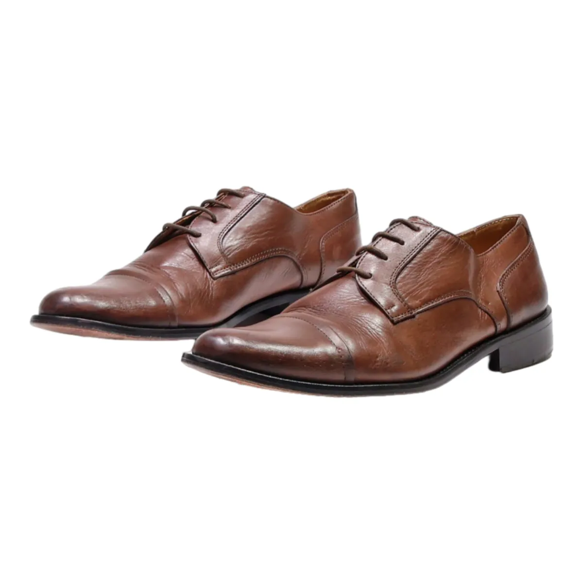 CHAMPIGNON Oxford Shoes Brown Leather Mens UK 7.5