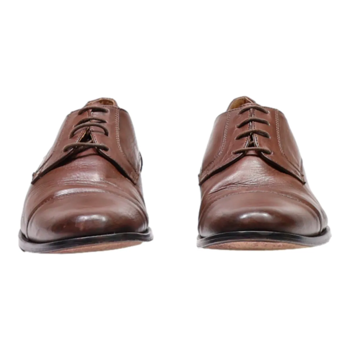 CHAMPIGNON Oxford Shoes Brown Leather Mens UK 7.5