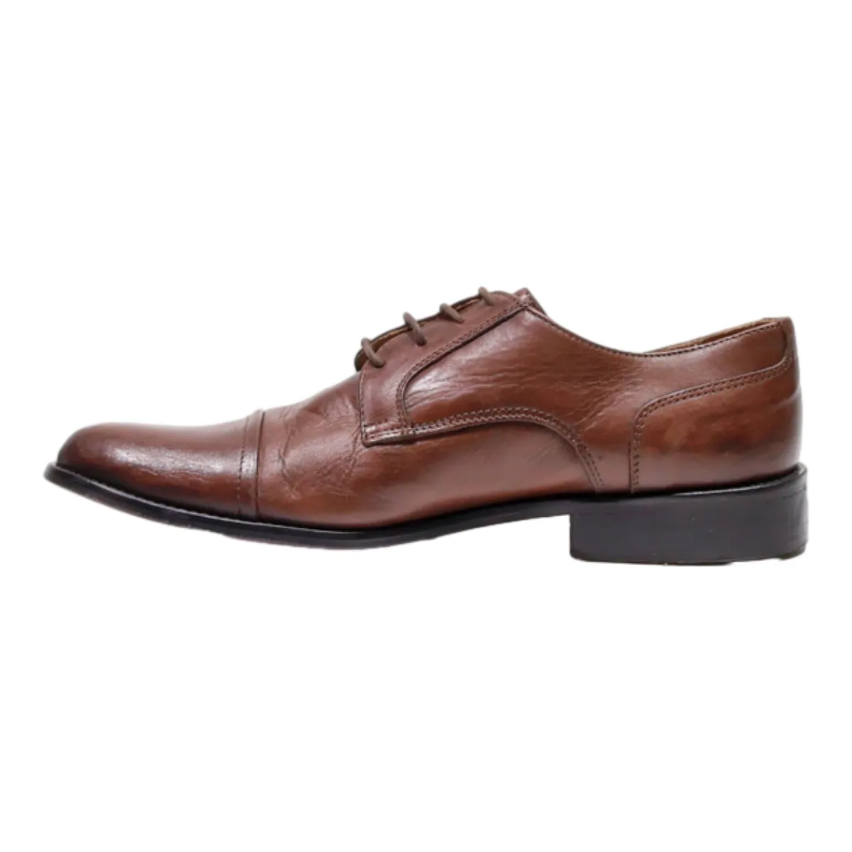 CHAMPIGNON Oxford Shoes Brown Leather Mens UK 7.5