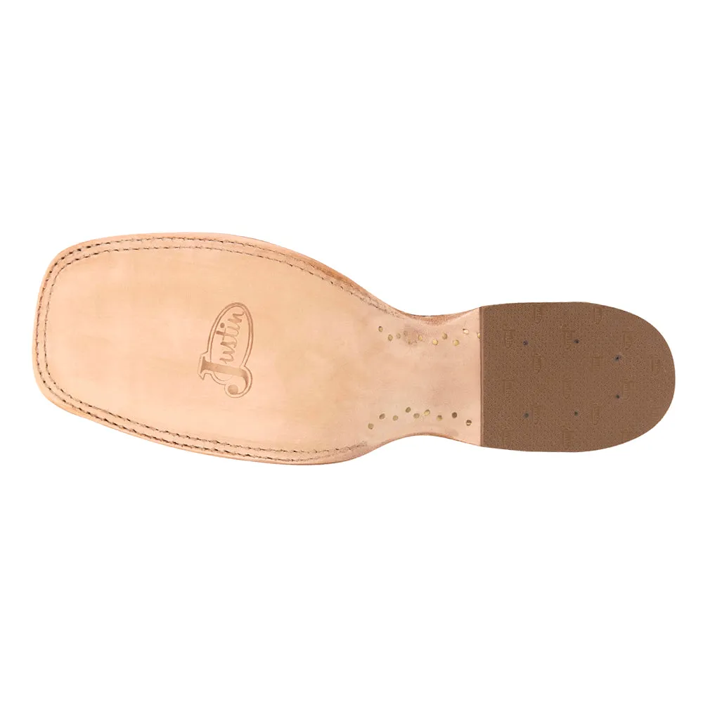 Chisolm 13" Full Quill Ostrich Square Toe Cowboy Boots
