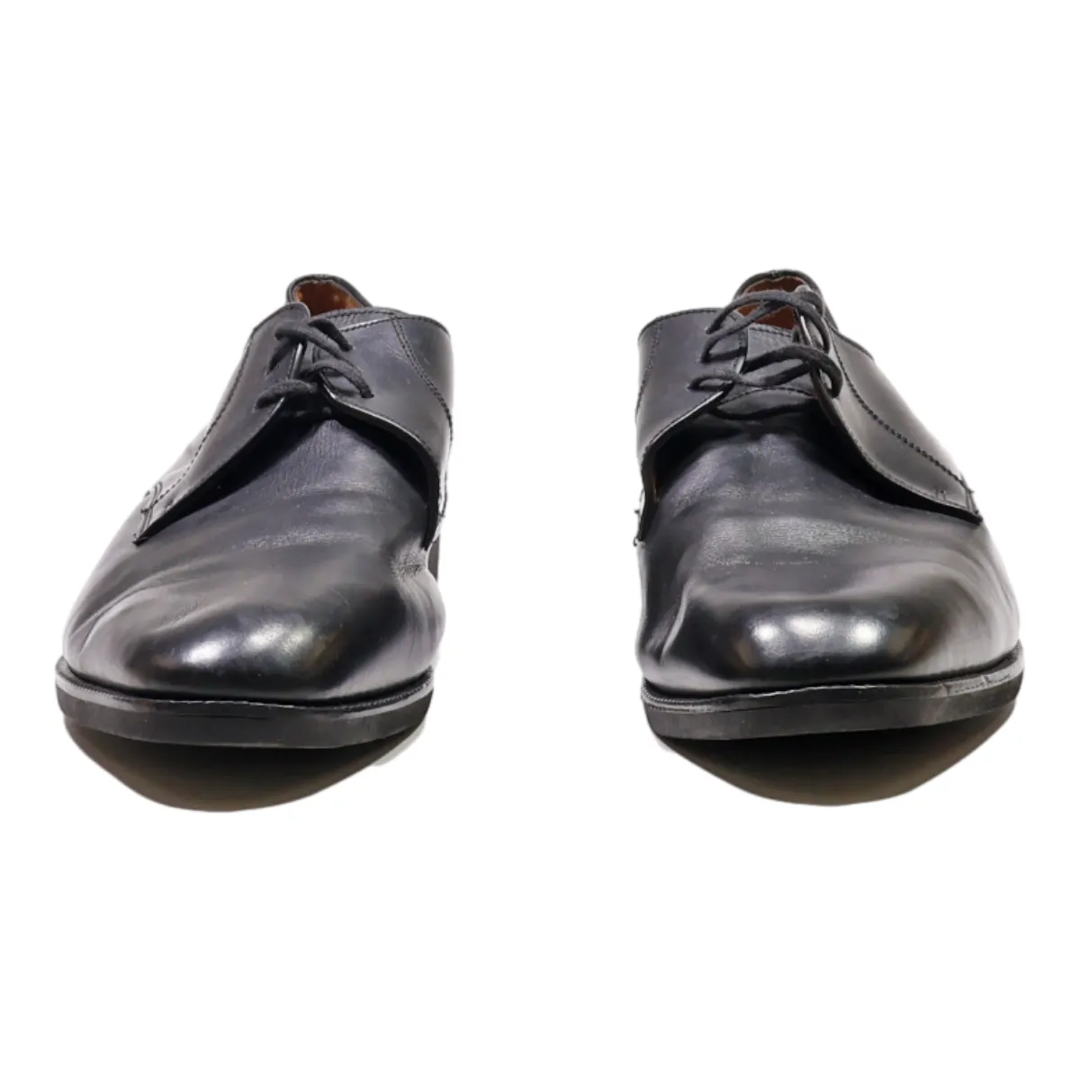 CLERGET Oxford Shoes Black Leather Mens UK 7