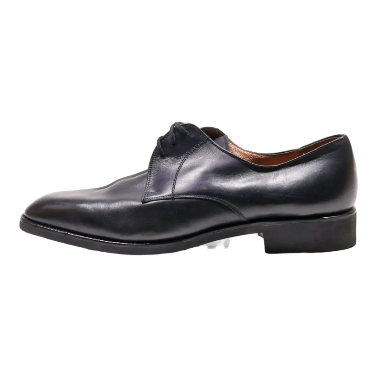 CLERGET Oxford Shoes Black Leather Mens UK 7