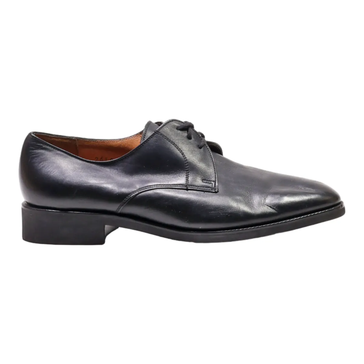 CLERGET Oxford Shoes Black Leather Mens UK 7