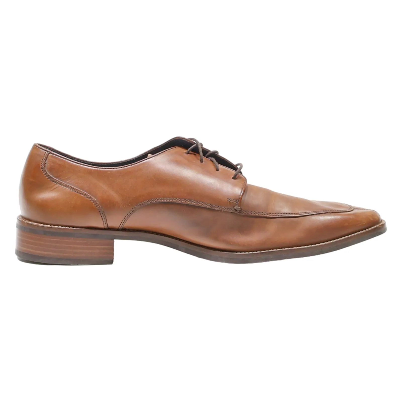 COLE HAAN Oxford Shoes Brown Leather Mens UK 12