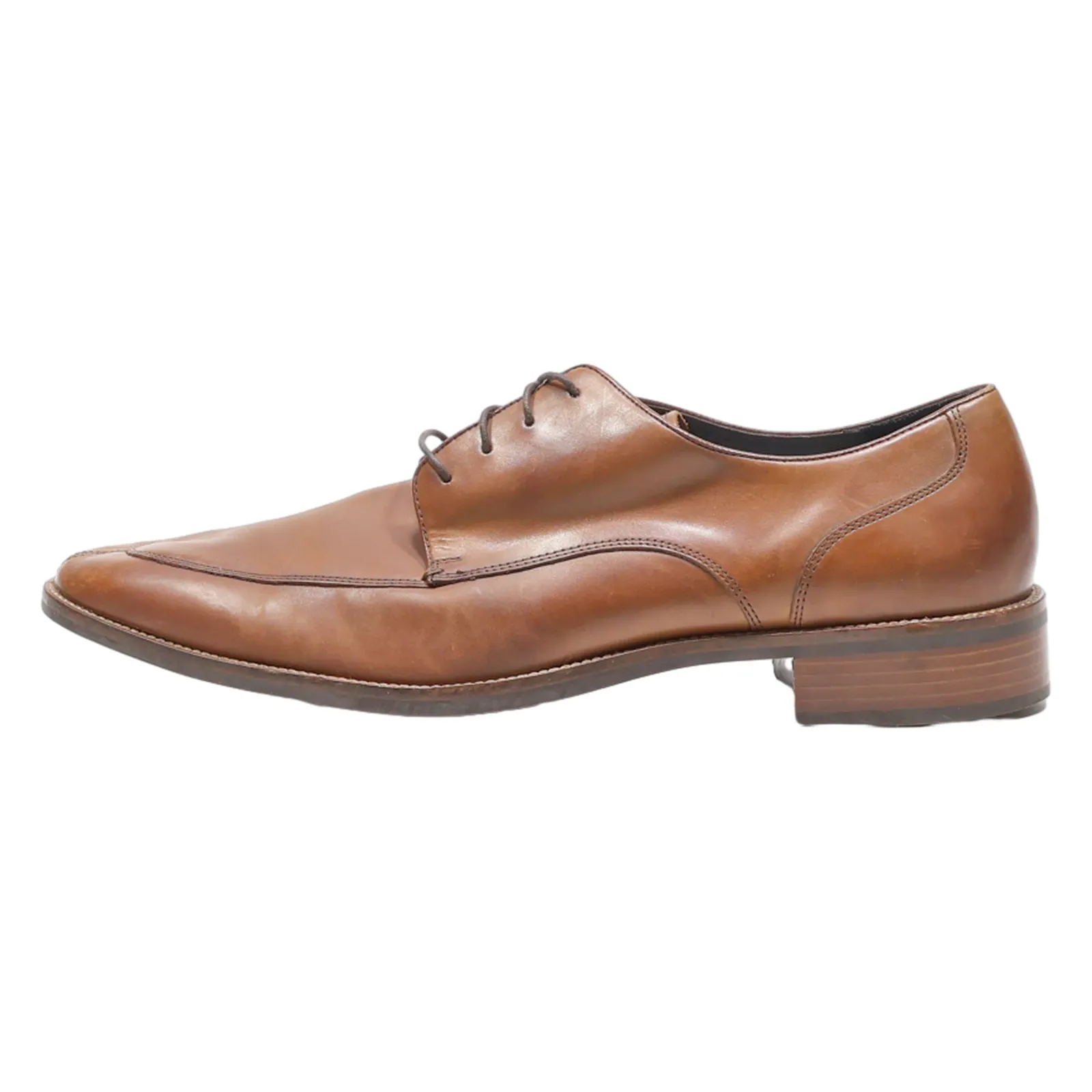 COLE HAAN Oxford Shoes Brown Leather Mens UK 12