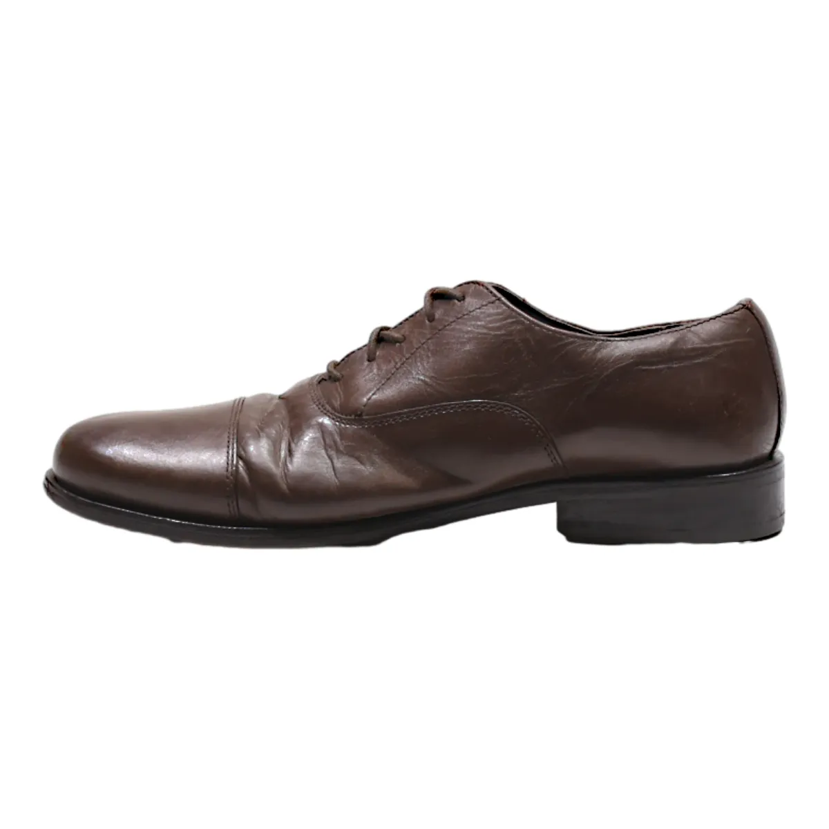 COLLEZIONE Oxford Shoes Brown Leather Mens UK 7