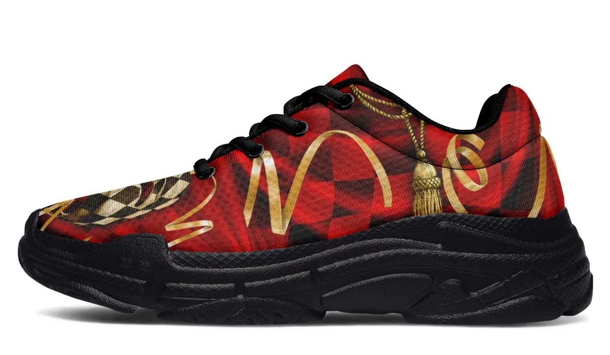 Comedyand Tragedy Chunky Sneakers