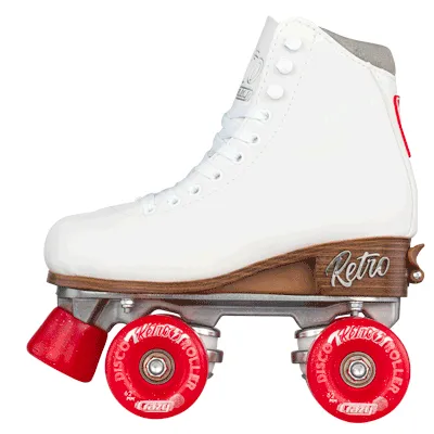 Crazy Retro Roller White - Kids Adjustable
