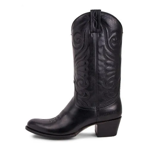 Debora cowboy boots - black