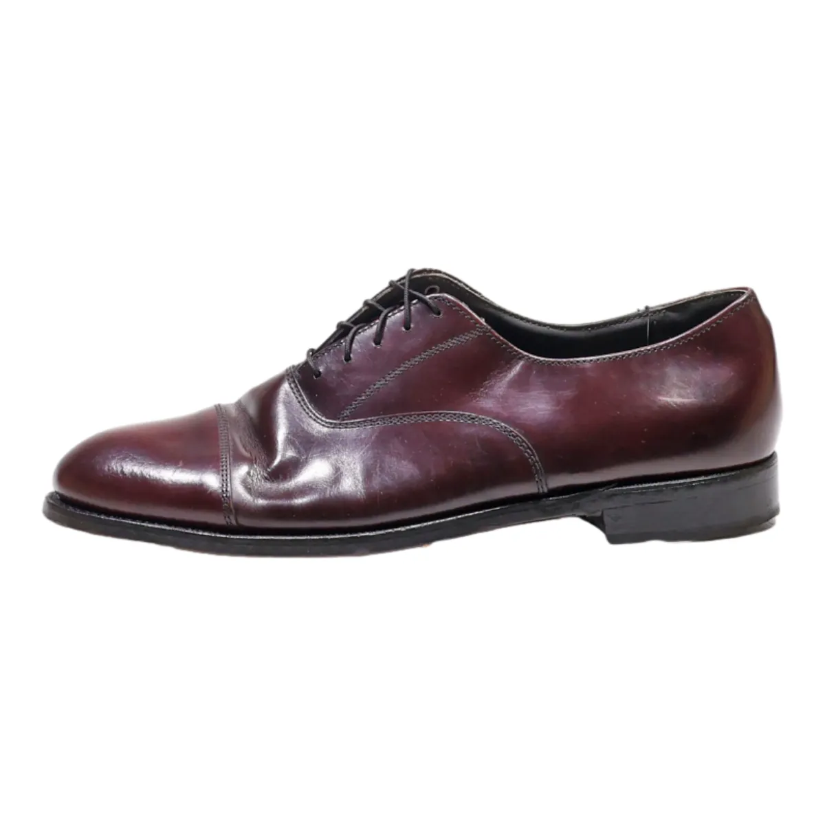 DEXTER Oxford Shoes Maroon Leather Mens UK 7.5