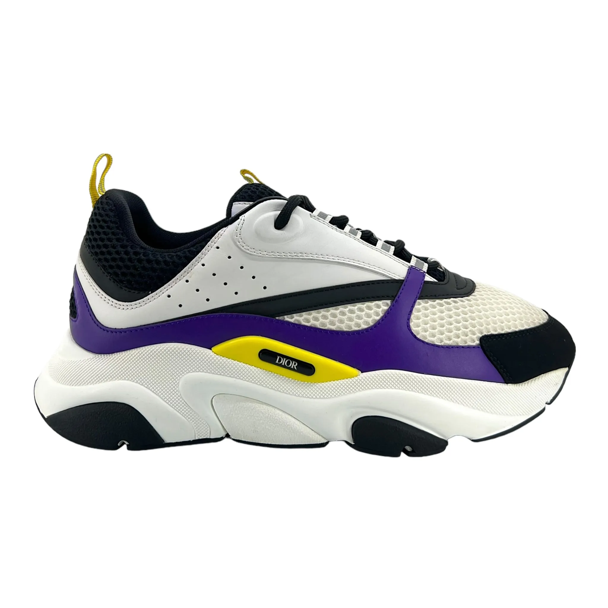 Dior B22 Trainer White Purple Yellow Pre-Owned