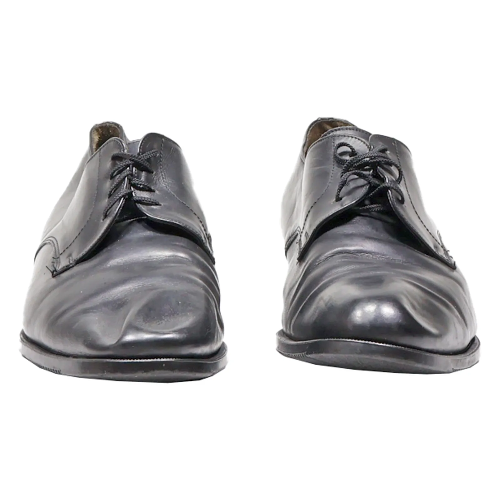 DORIAN Oxford Shoes Black Leather Mens UK 9.5
