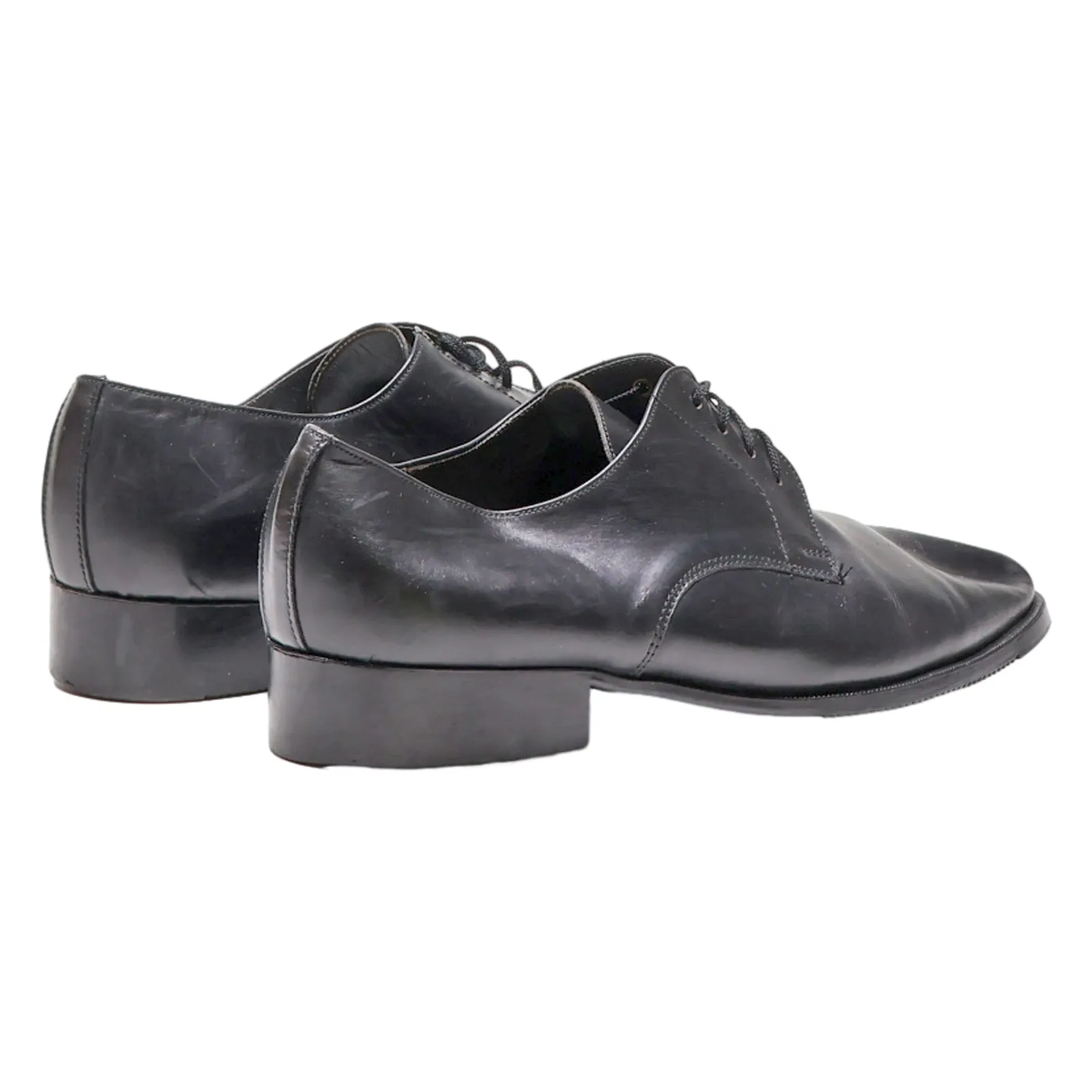 DORIAN Oxford Shoes Black Leather Mens UK 9.5