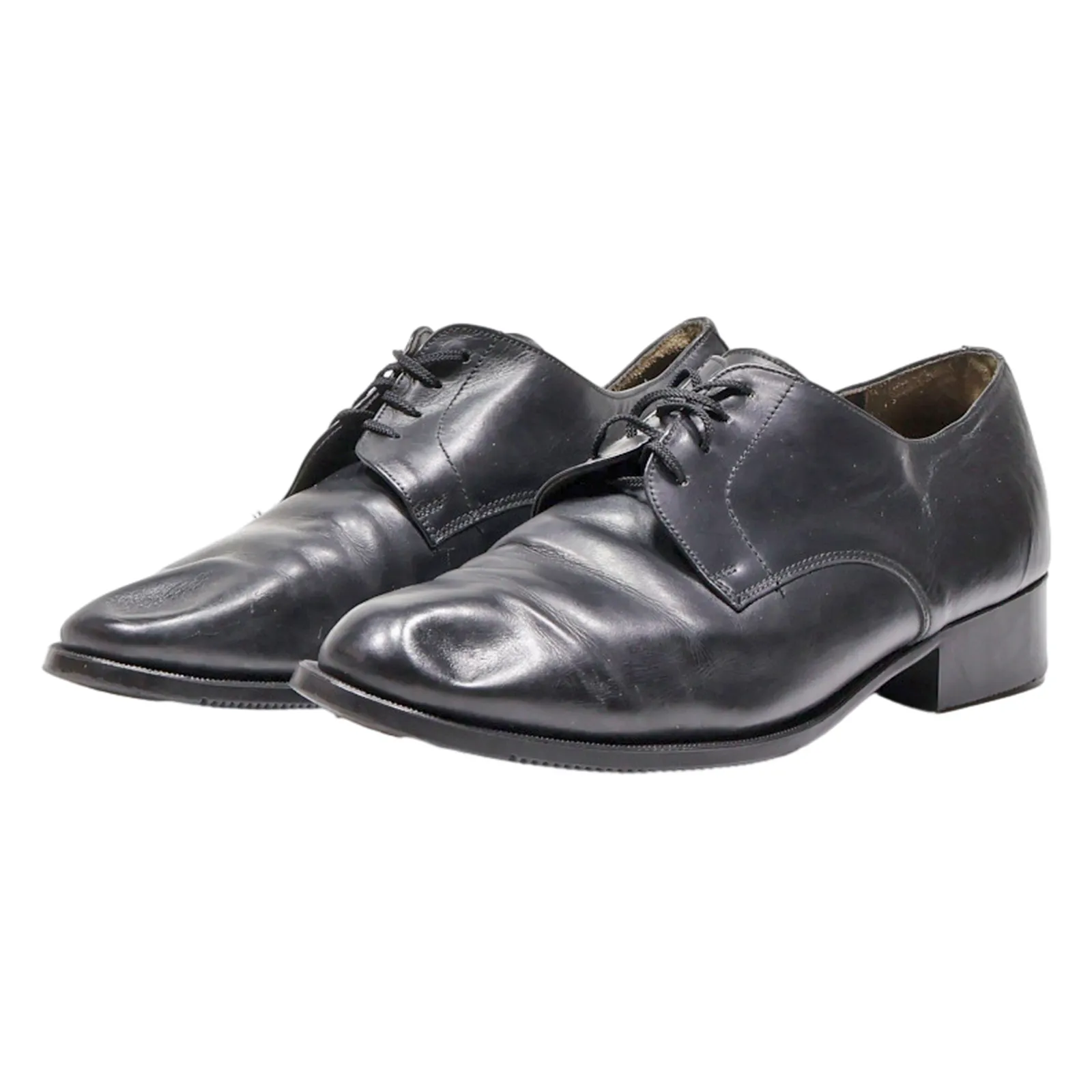 DORIAN Oxford Shoes Black Leather Mens UK 9.5