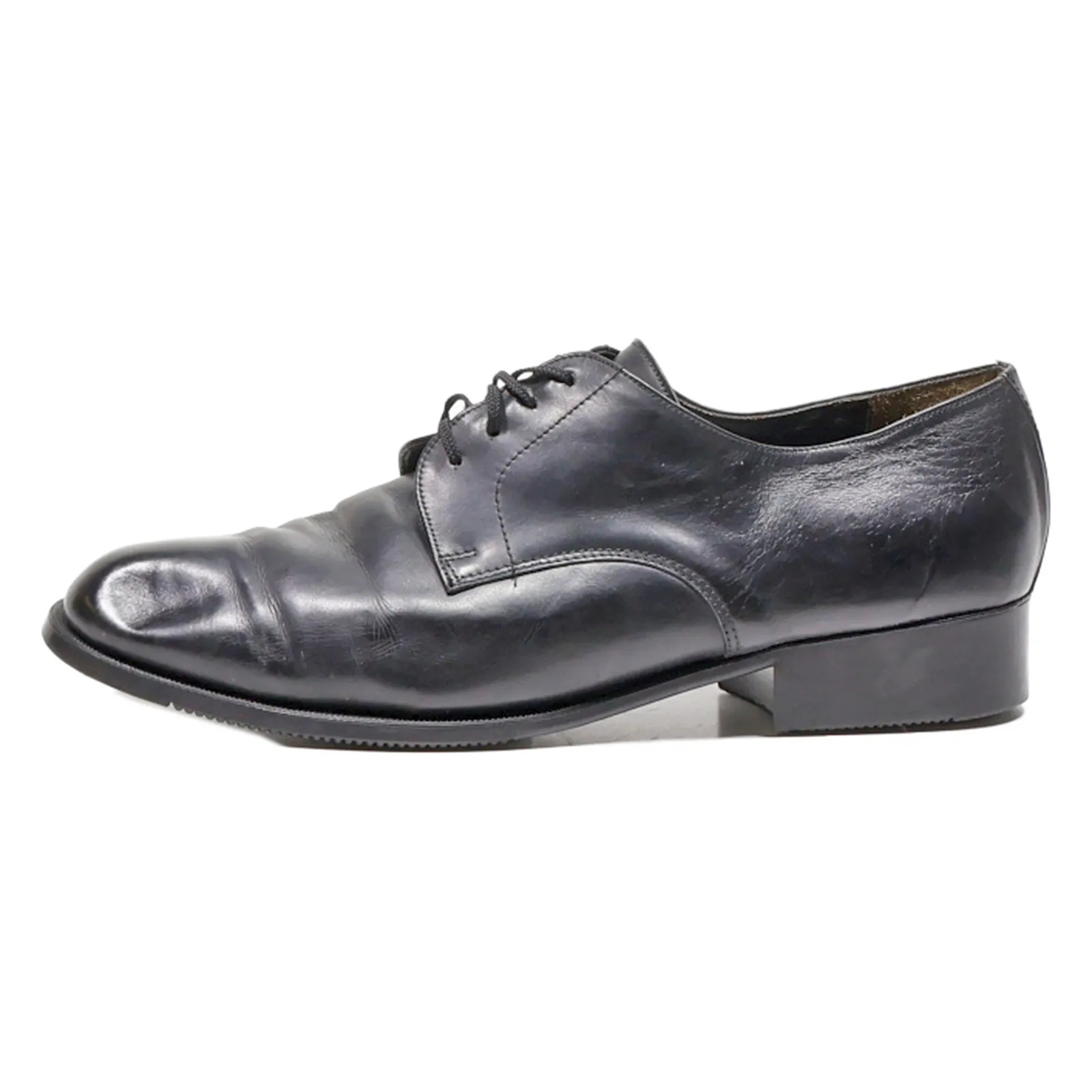 DORIAN Oxford Shoes Black Leather Mens UK 9.5