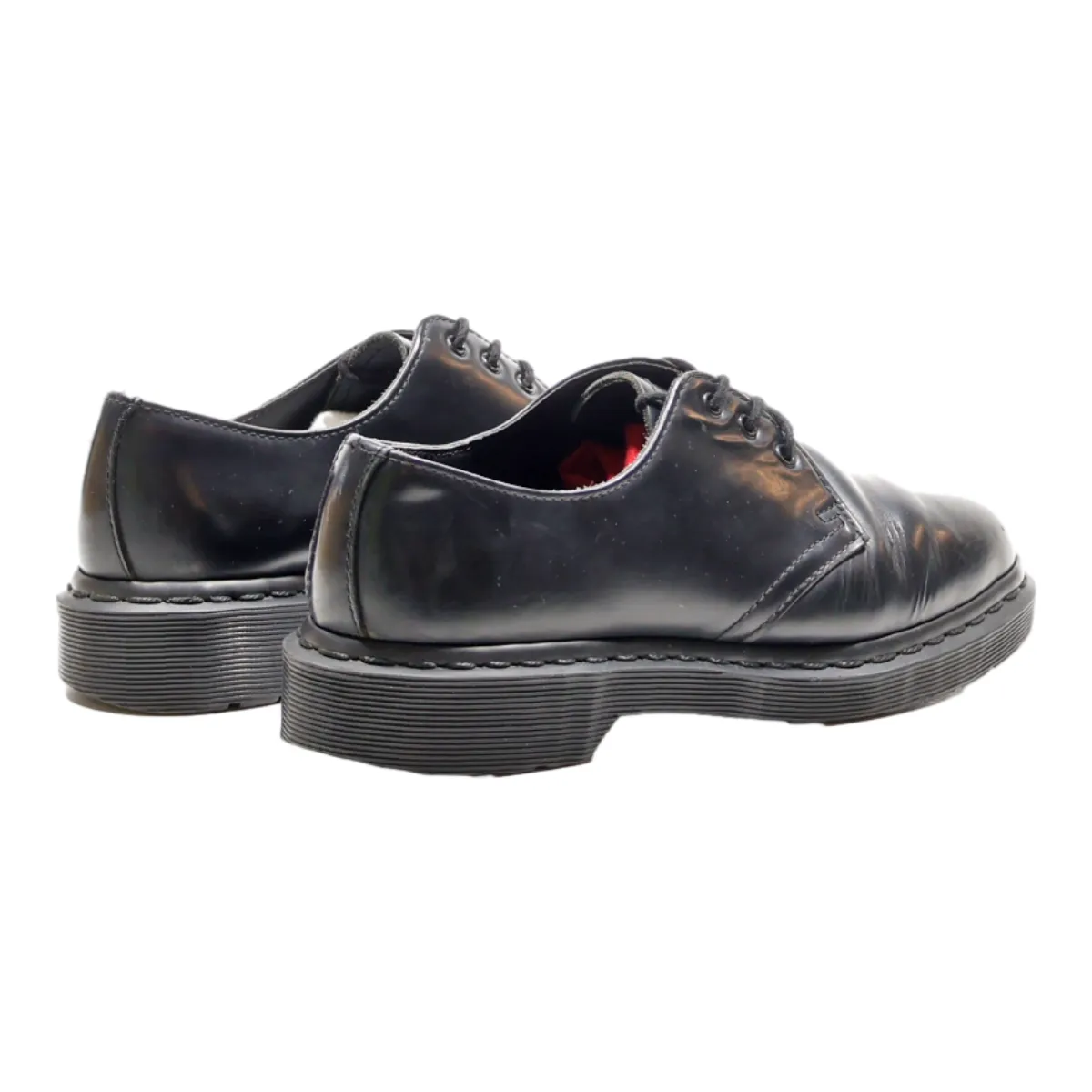 DR MARTENS 1461 Mono Oxford Shoes Black Leather Womens UK 4
