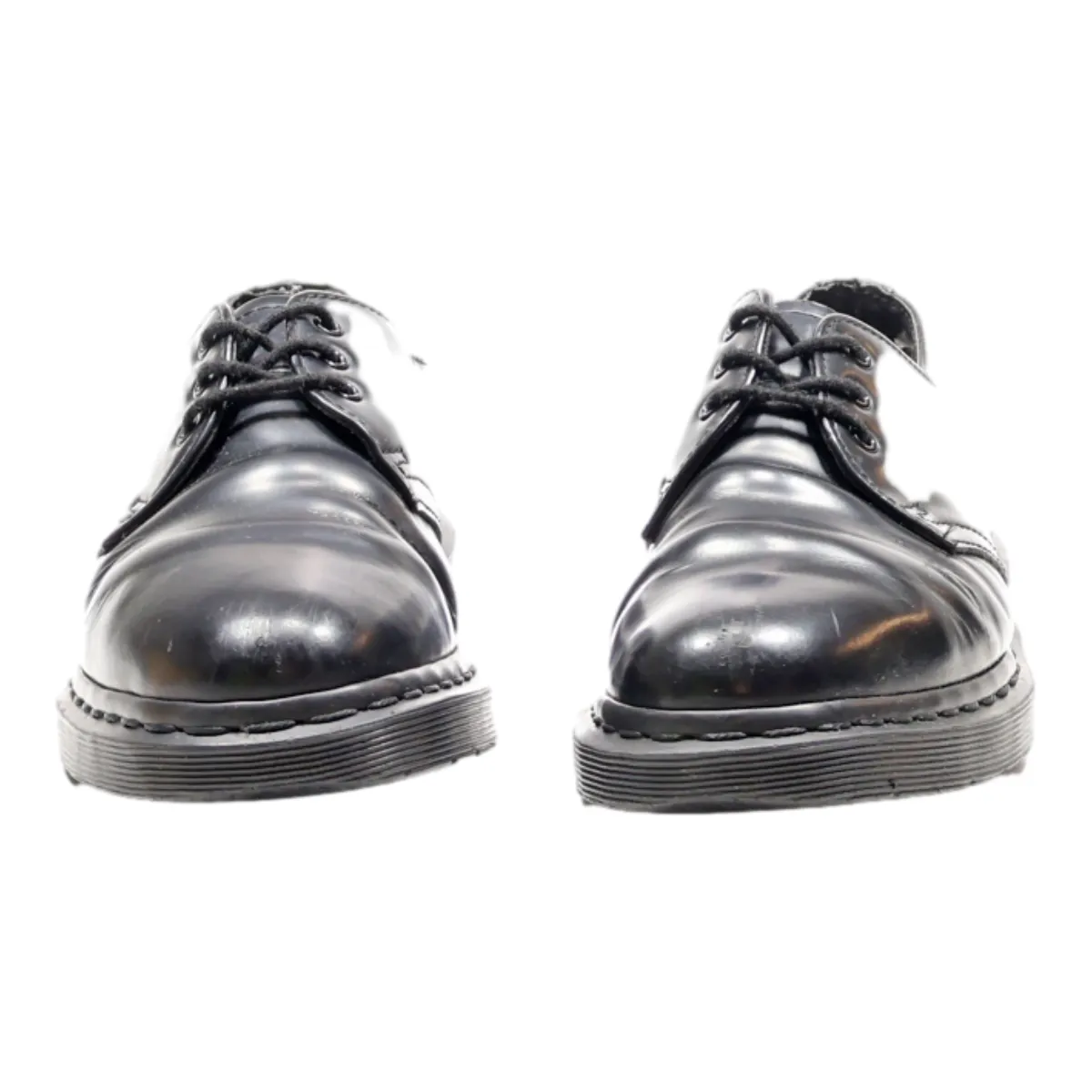 DR MARTENS 1461 Mono Oxford Shoes Black Leather Womens UK 4