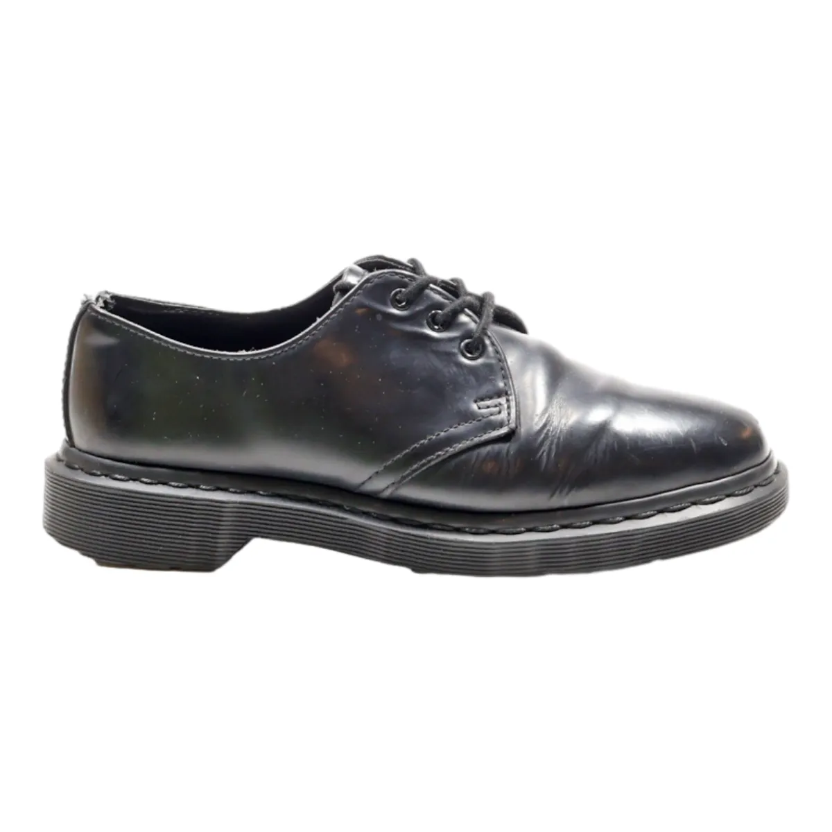 DR MARTENS 1461 Mono Oxford Shoes Black Leather Womens UK 4