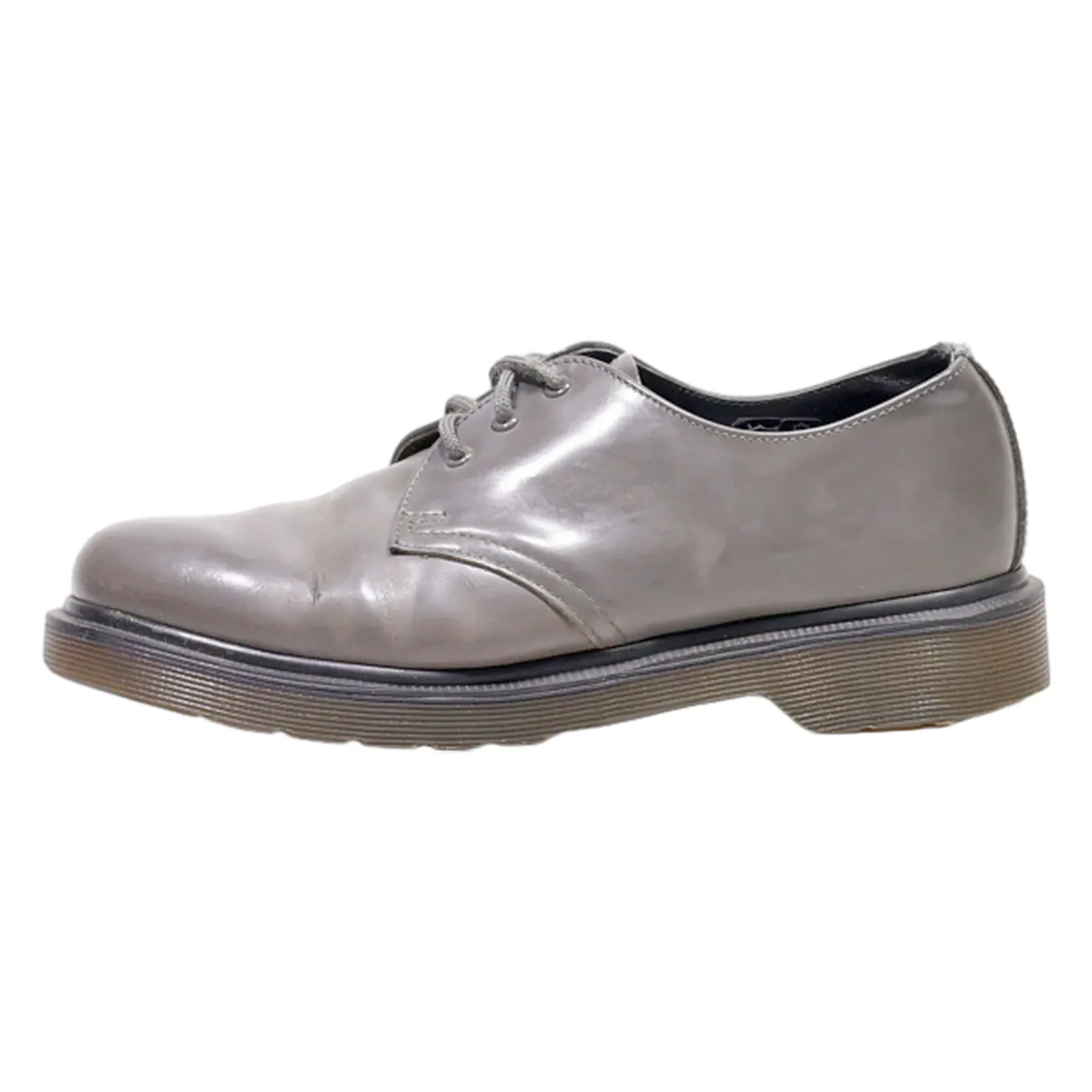 DR MARTENS 1461 Oxford Shoes Grey Leather Womens UK 5