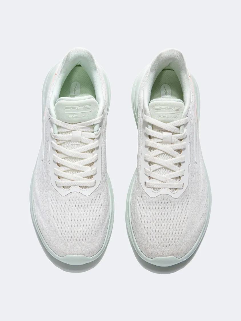 Erke Women Training Shoes Light White/Silver