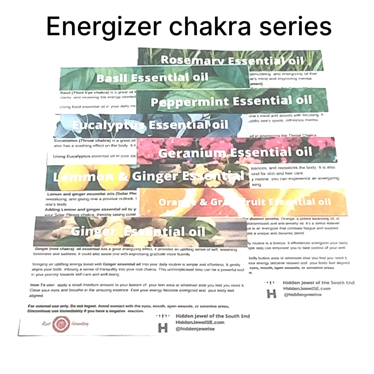 Essential Oil Roller Bottle - Energizer Series