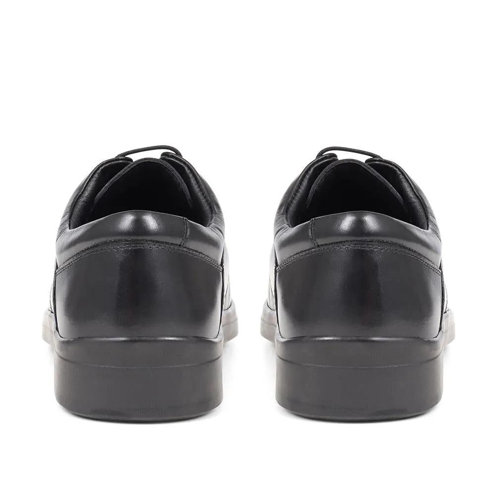 Extra Wide Fit Smart Lace-Up Shoes - CEASARIO / 324 140