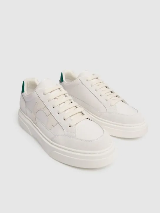 Ferragamo   Cassina leather sneakers 