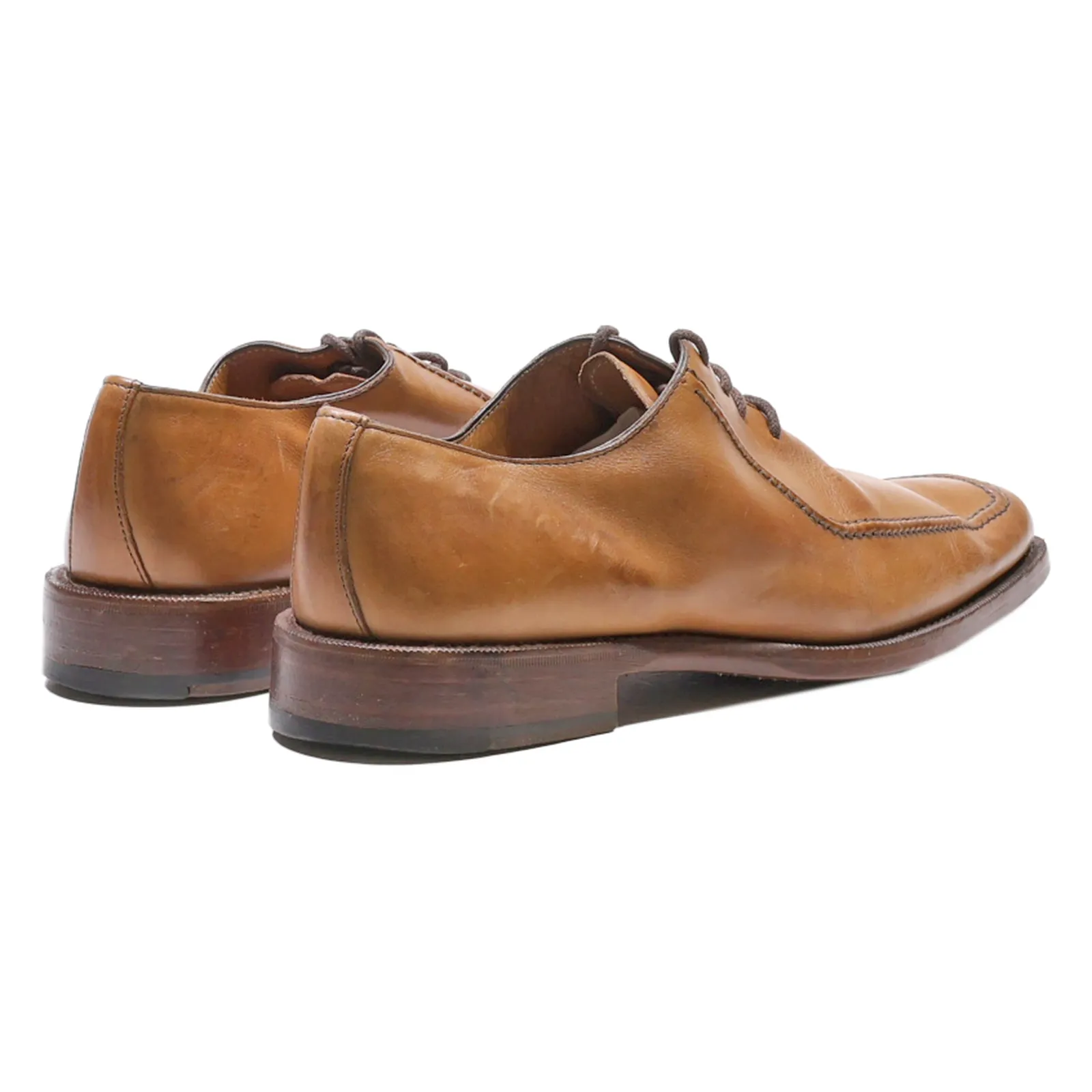 FINSBURY Oxford Shoes Brown Leather Mens UK 6