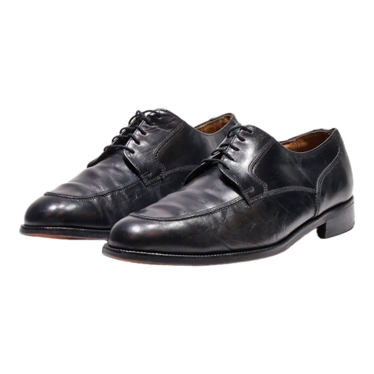 FLORSHEIM Oxford Shoes Black Leather Mens UK 10