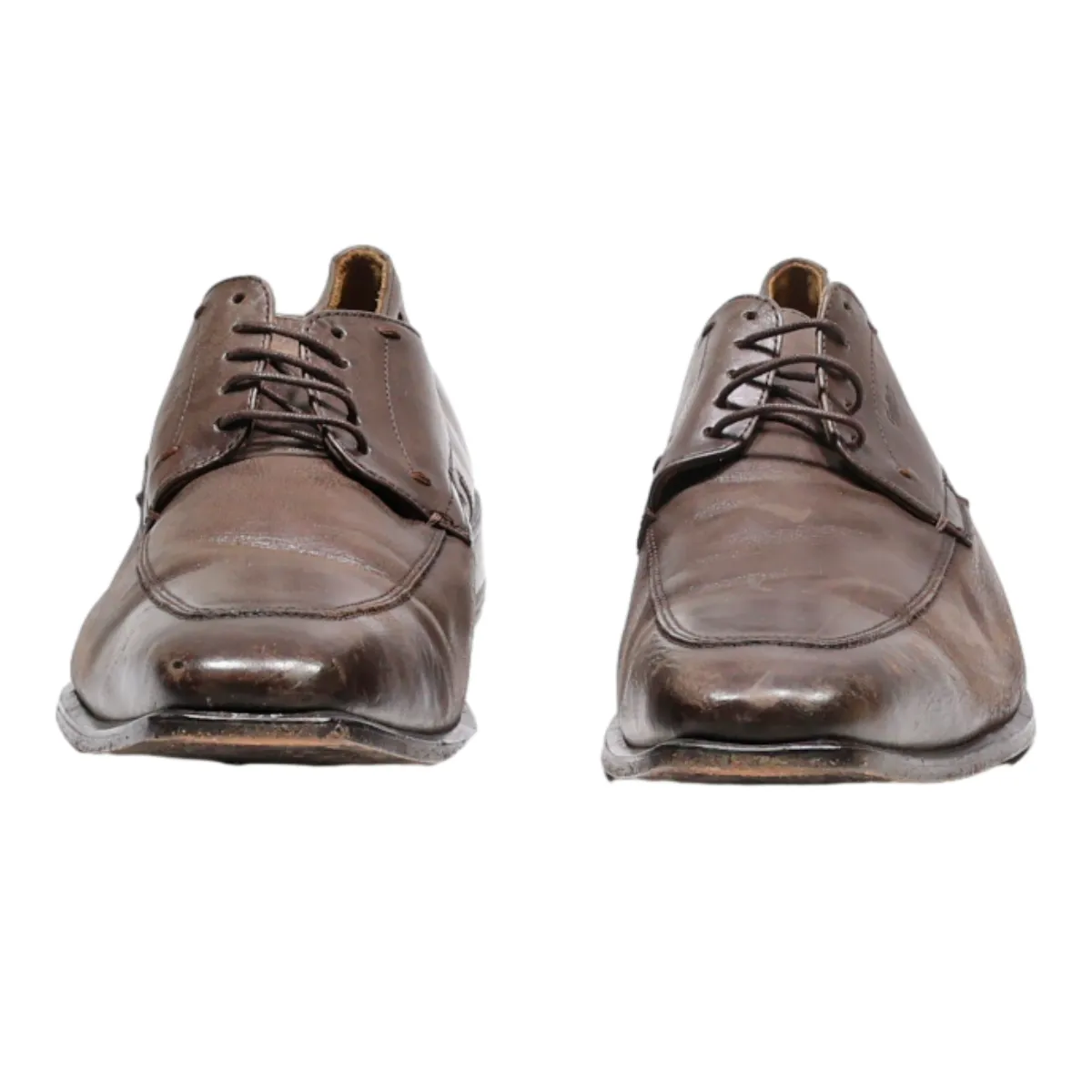 GALLUS Oxford Shoes Brown Leather Mens UK 11