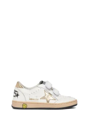 Golden Goose   Ballstar leather strap sneakers 