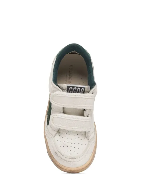 Golden Goose   Ballstar leather strap sneakers 