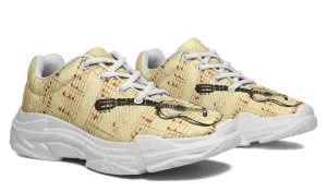 Guitar Sketch Chunky Sneakers