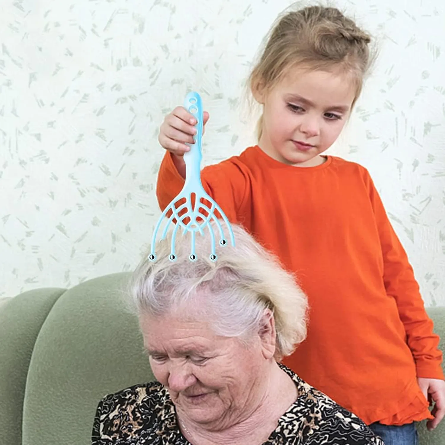 Handheld Claw Head Scalp Massager for Deep Relaxation & Stress Reduction in The Office Home