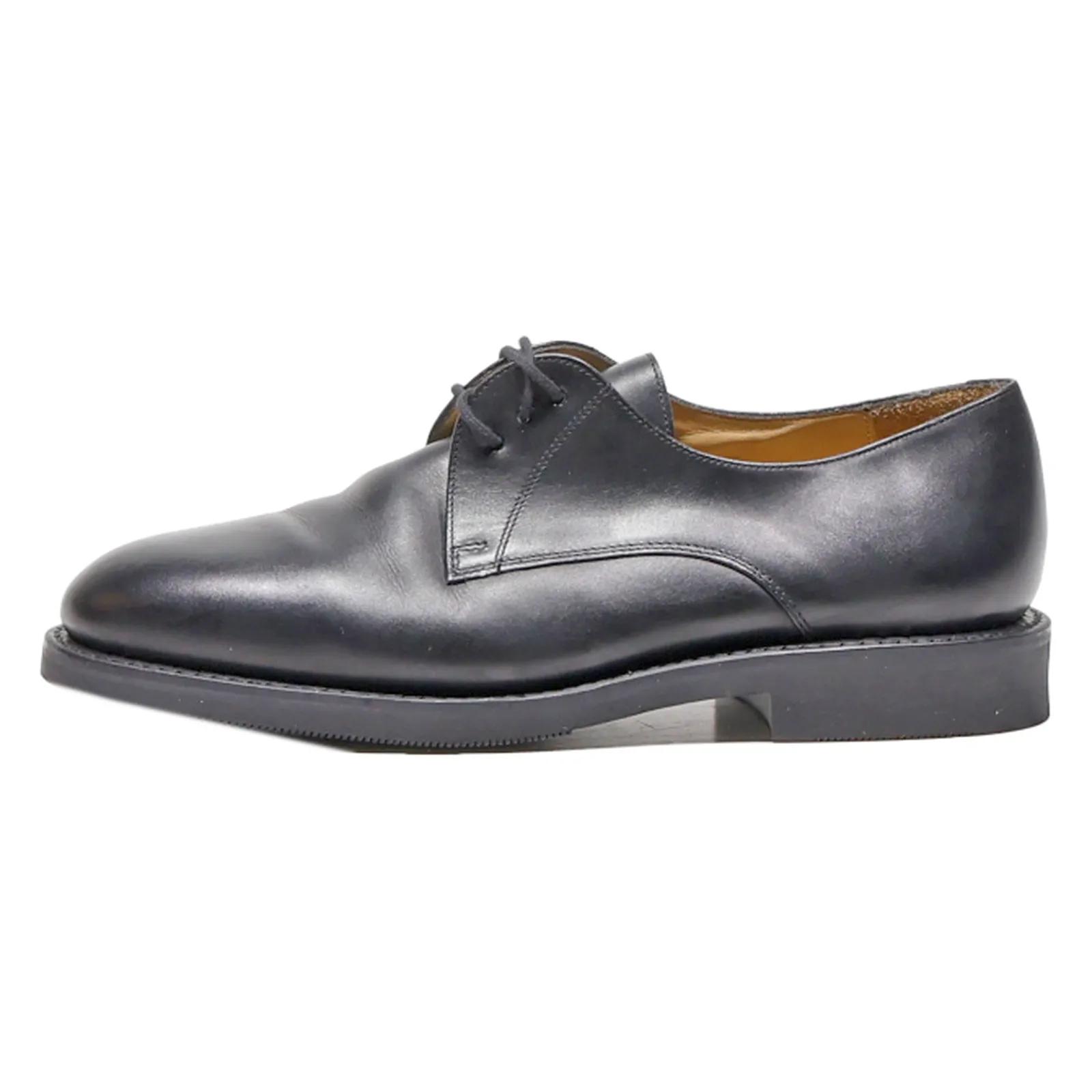 HARDRIGE Oxford Shoes Black Leather Mens UK 8