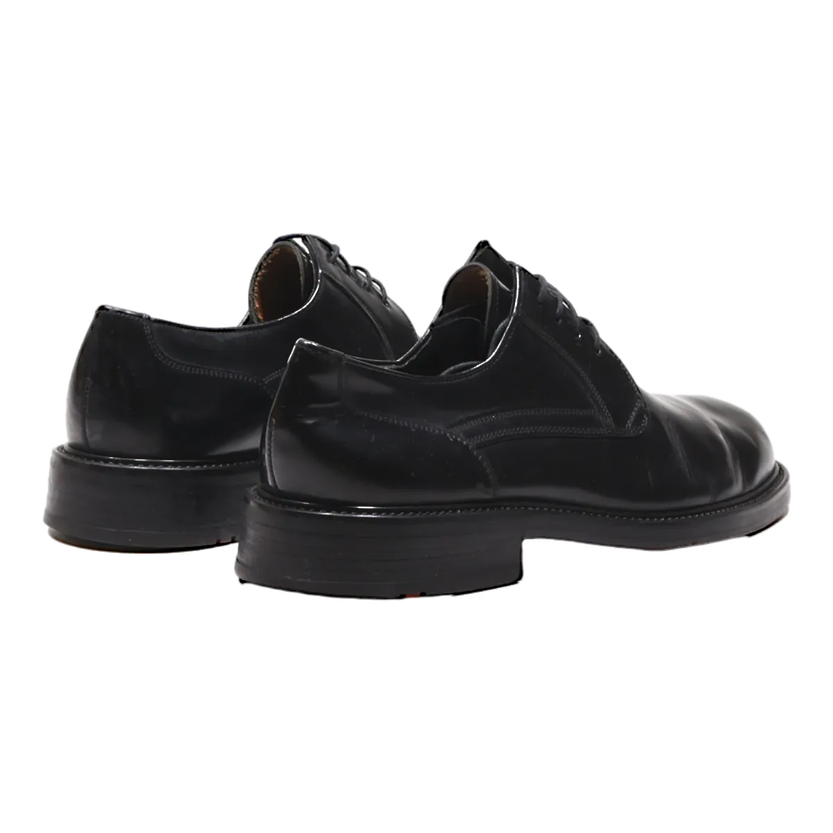 HENRI LLOYD Oxford Shoes Black Leather Mens UK 10.5
