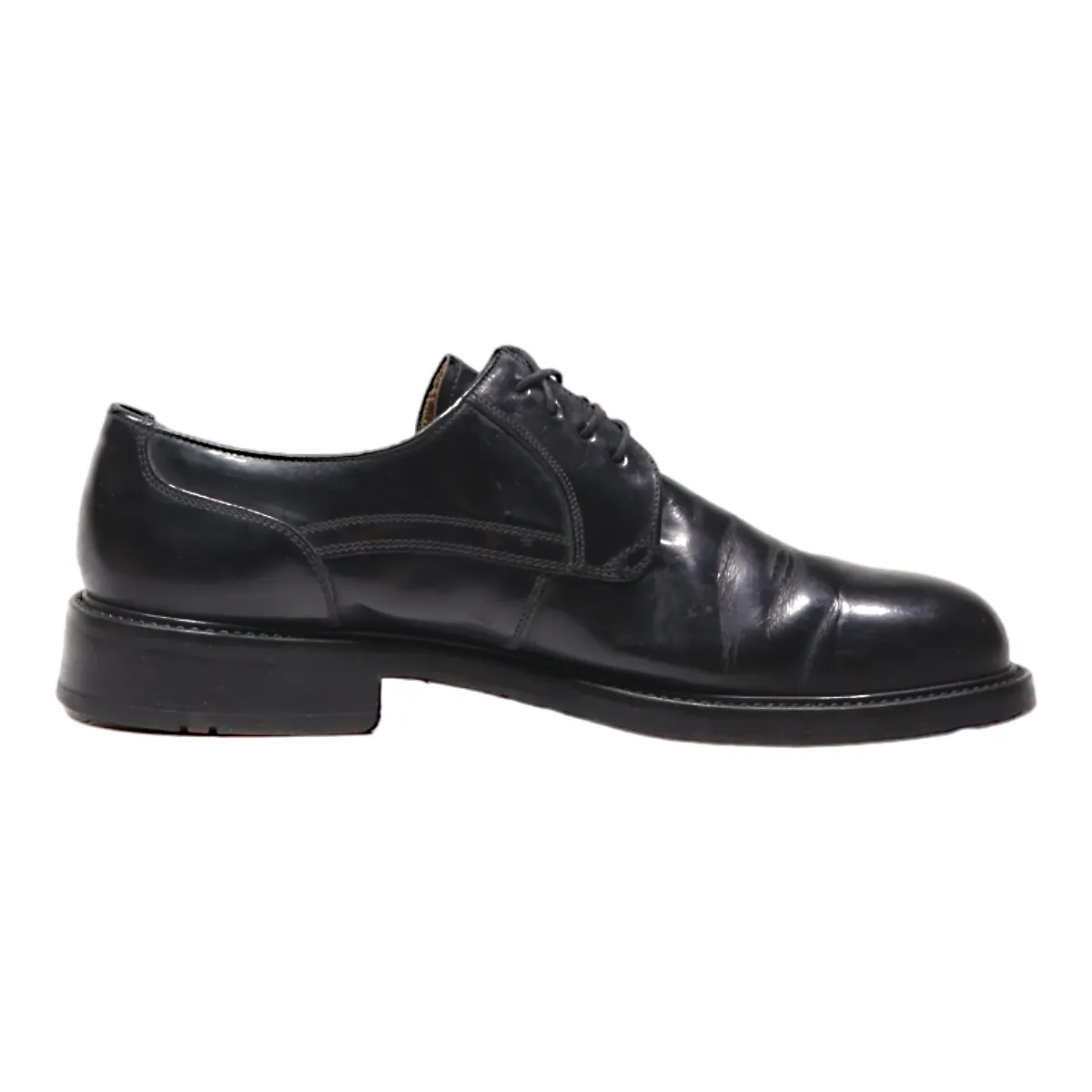 HENRI LLOYD Oxford Shoes Black Leather Mens UK 10.5