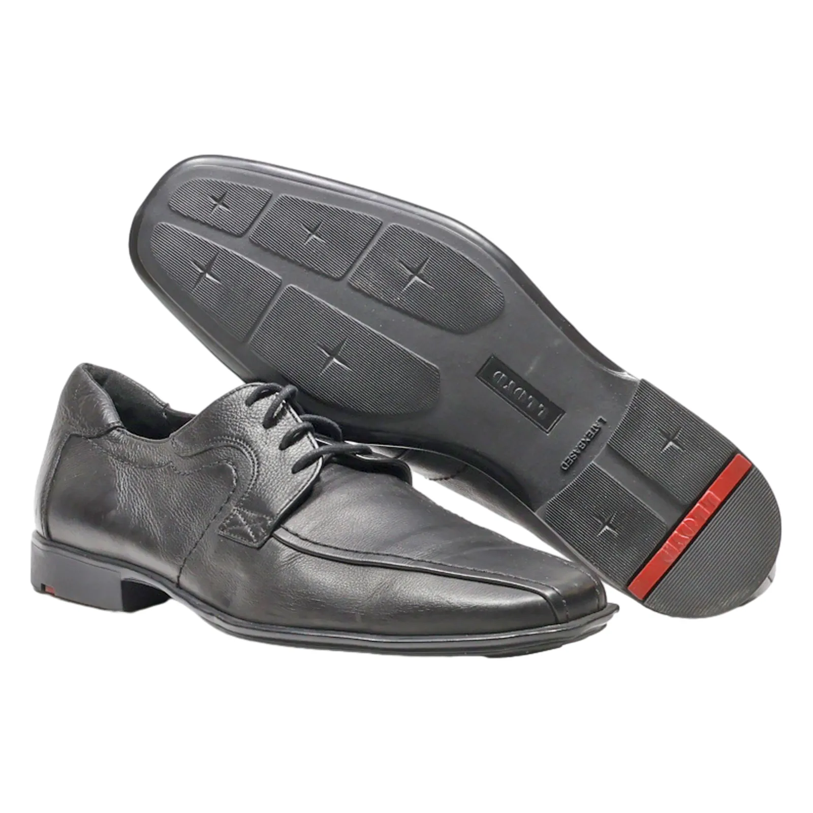 HENRI LLOYD Oxford Shoes Black Leather Mens UK 8