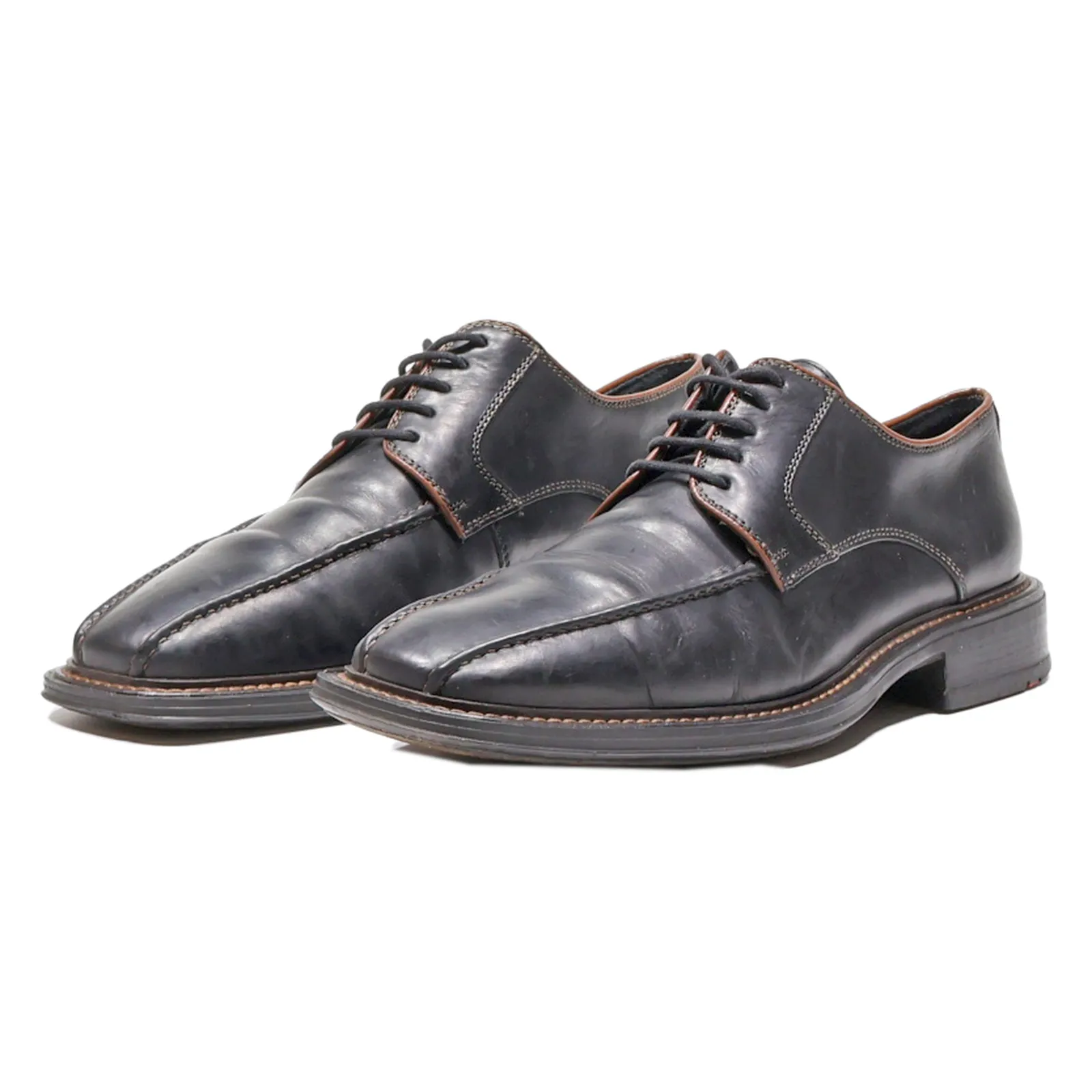 HENRI LLOYD Oxford Shoes Black Leather Mens UK 9
