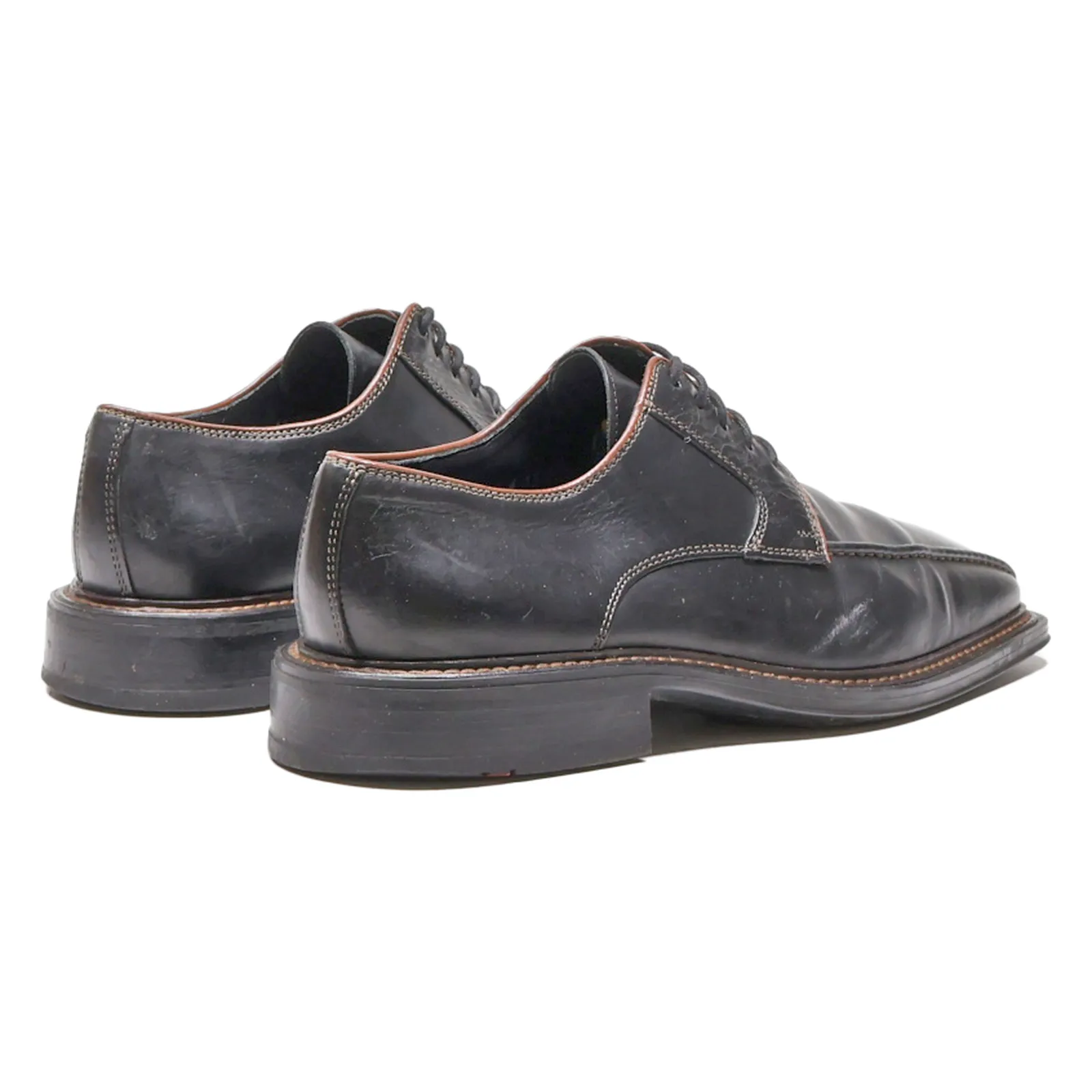 HENRI LLOYD Oxford Shoes Black Leather Mens UK 9